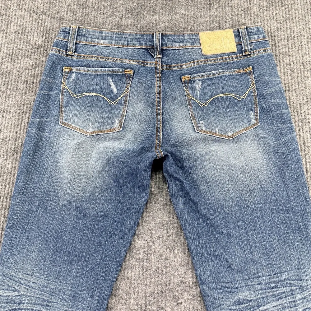 Cult Of Individuality Jeans Mens 32x28 Blue Medium Wash Distressed Stretch Denim